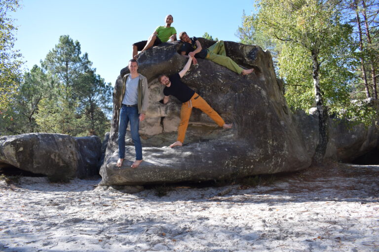 Bouldering in Fontainebleau